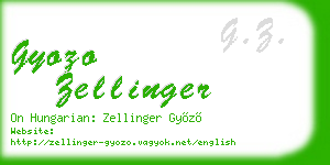 gyozo zellinger business card